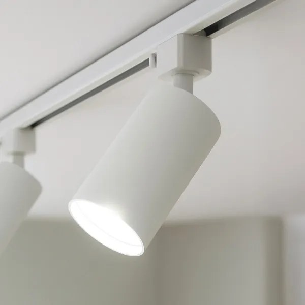 Faretto per sistema a binario monofase TIGER 1xGU10/10W/230V bianco