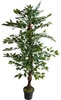 Pianta Artificiale Ficus Tree con Vaso 150 cm