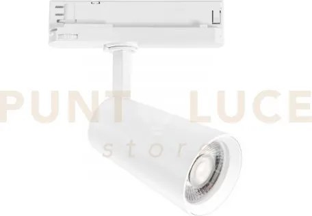 Faro binario led kone bianco in alluminio 24w 2365lm 3000k 22,4x13x...