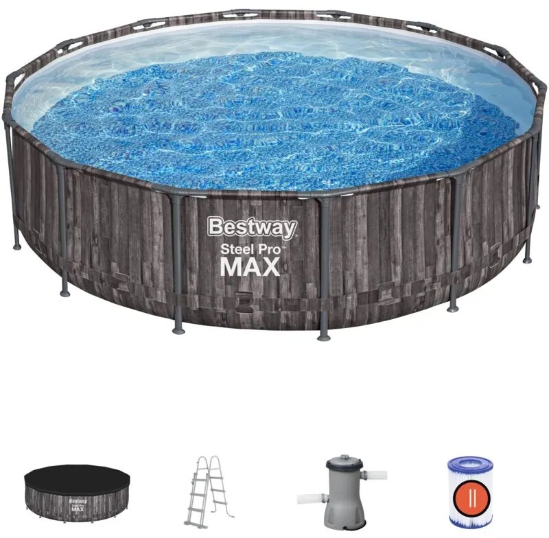 Bestway 5614Z-5 Set piscina fuori terra Steel Pro MAX da 427x107 cm