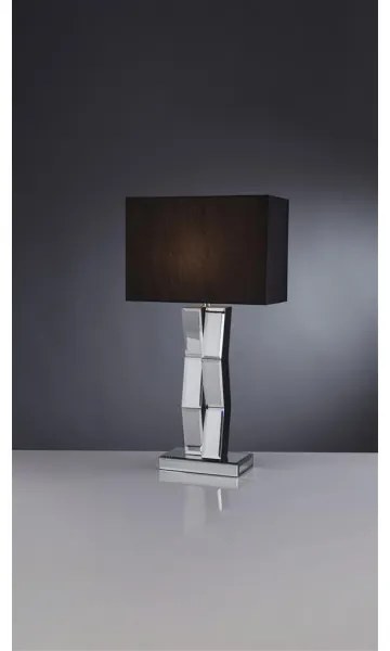 Searchlight EU5110BK - Lampada da tavolo MIRROR 1xE27/60W/230V