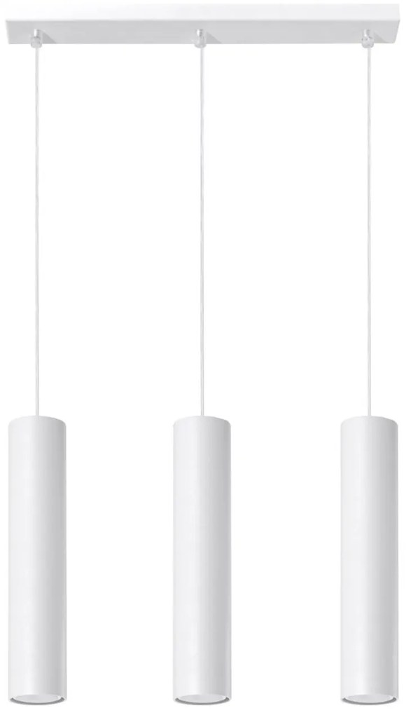 Lampada a Sospensione 3xGU10 in Acciaio LAGOS 3L