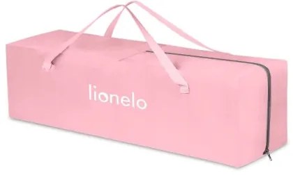 Lionelo - Culla da viaggio STEFI rosa/grigio