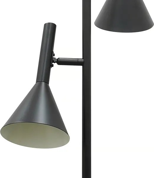 Nordlux - Lampada da terra KELVIS 2xGU10/12W/230V nera