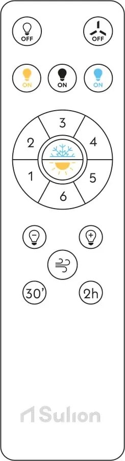 Plafoniera LED bianca ø 15 cm Rainbow - SULION