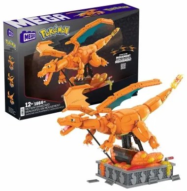 Kit di costruzione Pokémon Mega Construx -  Motion Charizard 1664 Pezzi