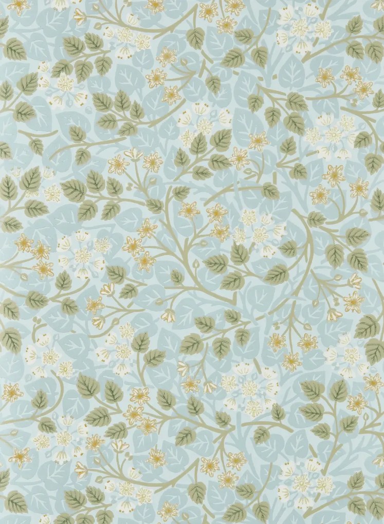 Sanderson Carta da parati Silver Lime - Mineral & Gooseberry