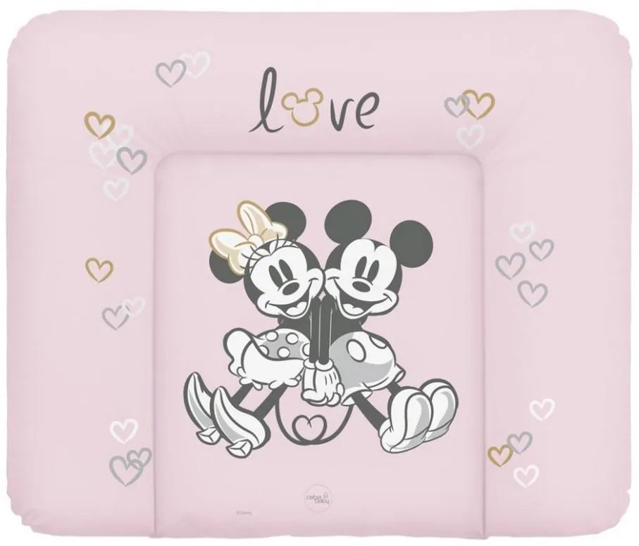 CebaBaby - Fasciatoio triangolare DISNEY 70x50 cm rosa