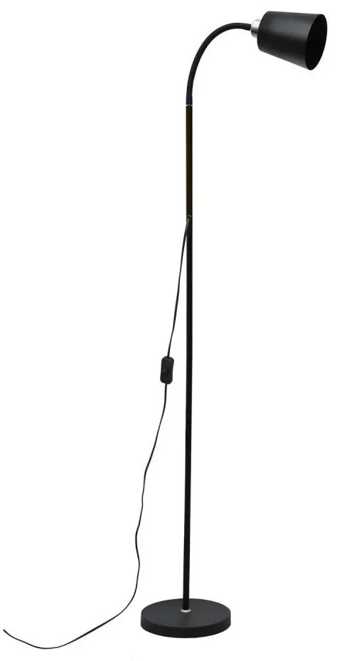 Lampada con piedistallo 1xE27/40W/230V nero