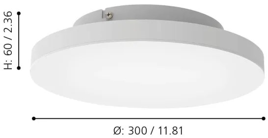 Eglo 900054 - LED RGBW Plafoniera dimmerabile TURCONA-Z LED/15,7W/230V