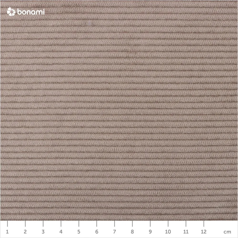 Divano in velluto a coste beige 202 cm Sting - Scandic