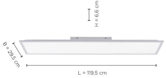 Leuchten Direkt 14757-21- LED Pannello da parete dimmerabile FLAT LED/36W/230V + TC