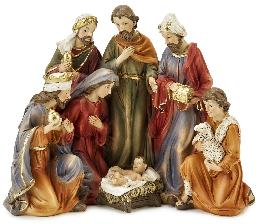 Fade Maison Presepe Holy family natività cm 23 x 19.5