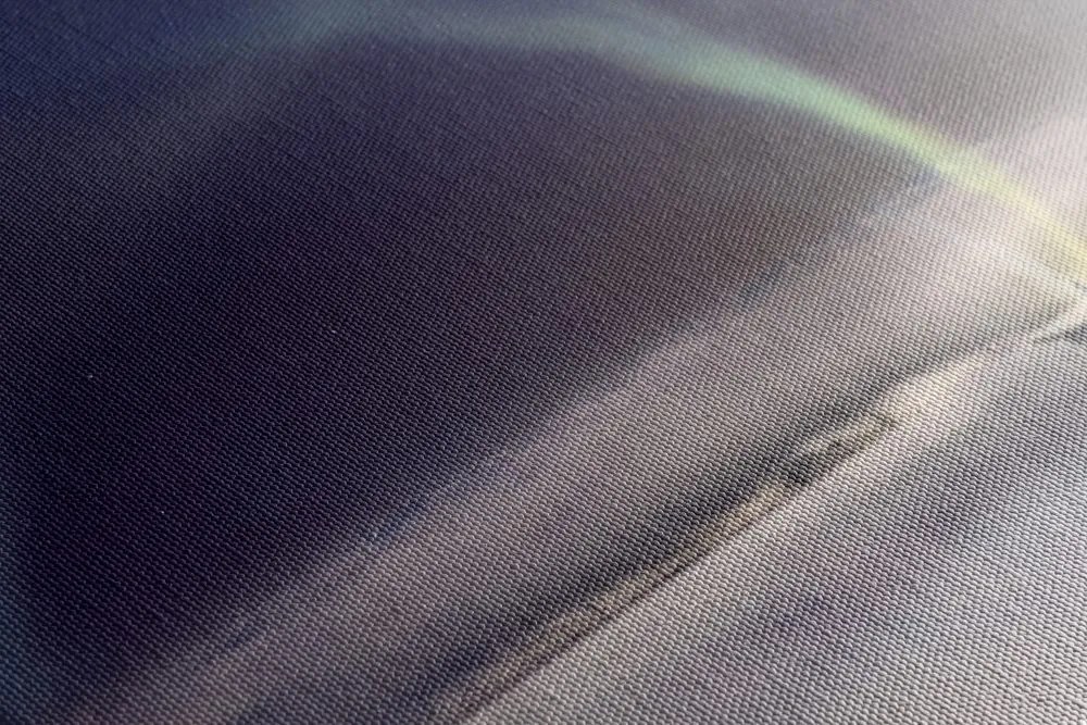 Quadro su tela – Aurora boreale sopra il lago ghiacciato
