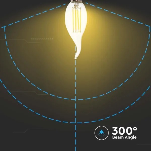 Lampadina LED FILAMENT E14/4W/230V 6500K