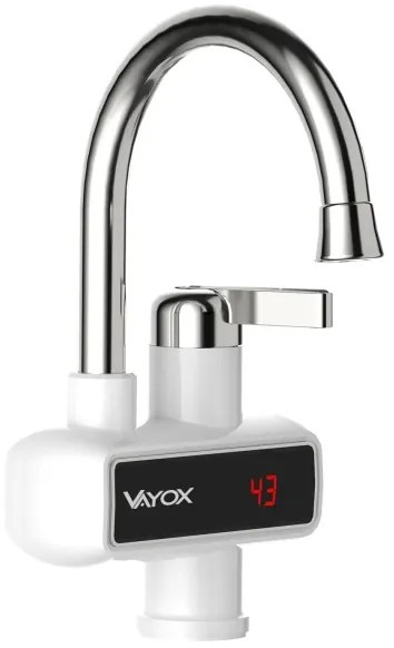 Scaldabagno istantaneo con LED display 3000W/230V IPX4 bianco