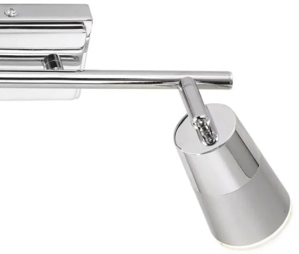 JUST LIGHT. 11229-17 - Faretto LED DALLI 2xLED/3,5W/230V cromo