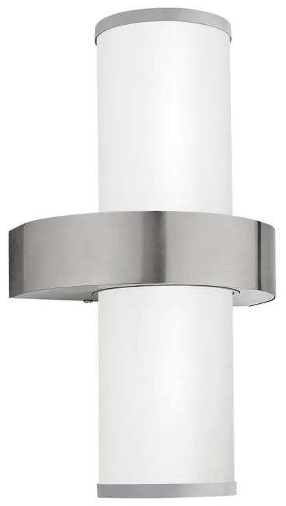 Applique moderno da esterno Beverly grigio IP44 2X E27 EGLO