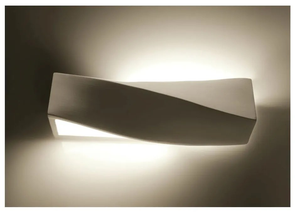 Lampada da parete in ceramica Taurus - Sollux