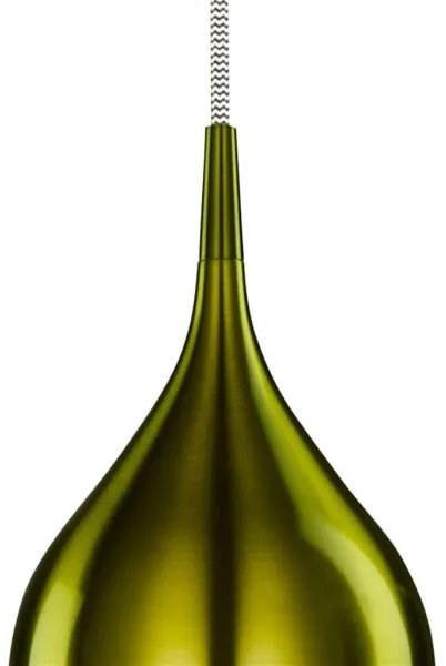 Searchlight 6461-26GR - Lampadario a sospensione con filo VIBRANT 1xE27/60W/230V verde