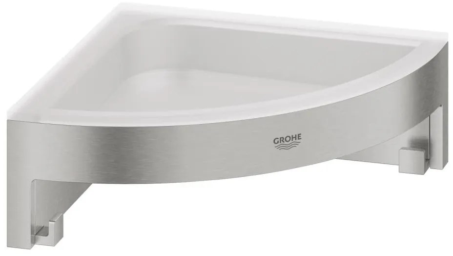 GROHE 41106DC0 - Mensola angolare per doccia START CUBE 200 x 200 x 60 mm acciaio inox