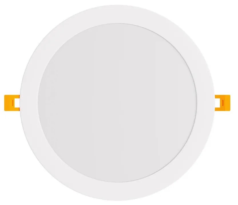 Pannello LED Rotondo 24W 2.400lm Foro Ø225-230mm Osram chip LED Colore Bianco Caldo 3.000K