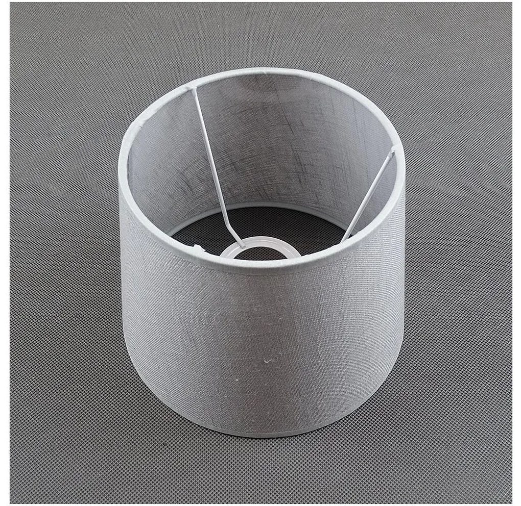 Paralume di ricambio universale LAMA E27 15x19,5 cm grigio