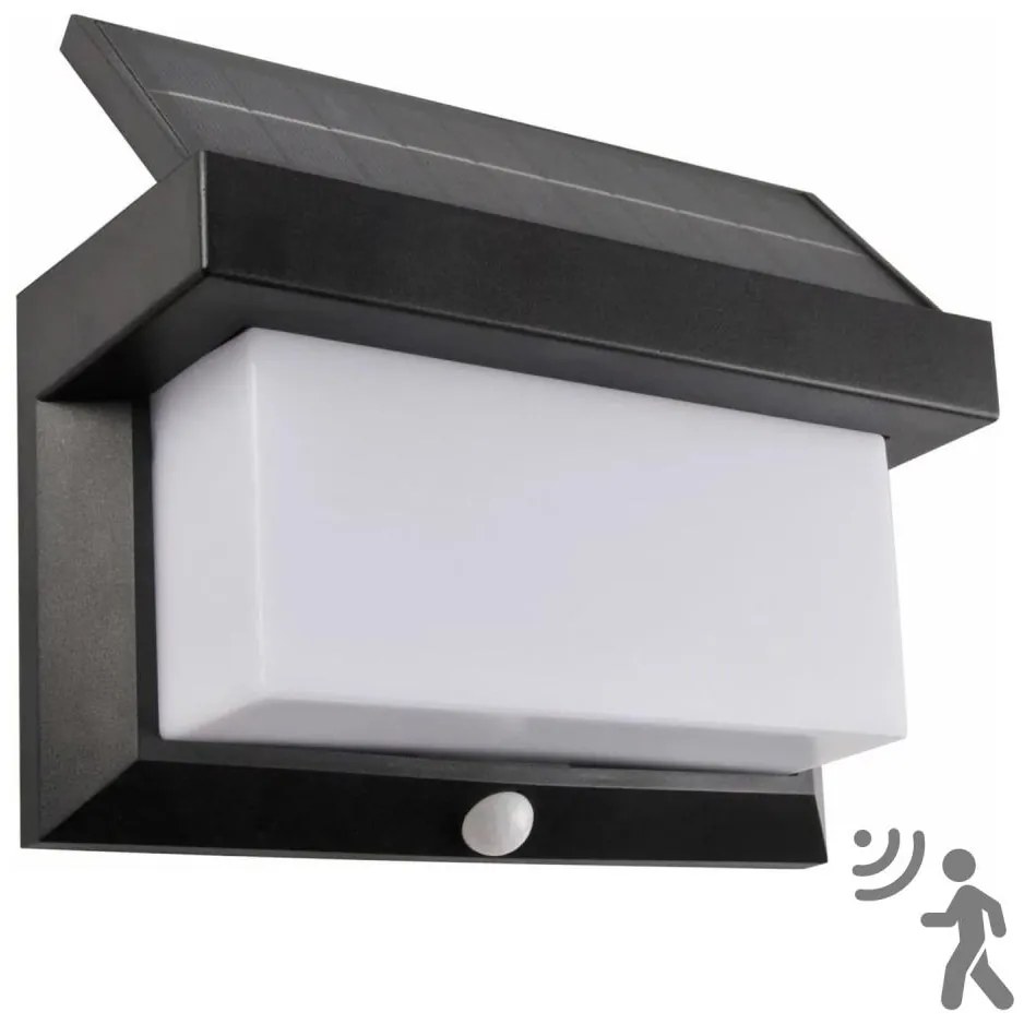 Lampada solare da parete LED TONY LED/3,7V 1800 mAh IP44 con sensore