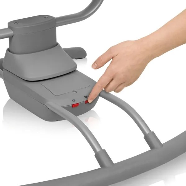 Lionelo - Altalena per bambini RIO con melodia 4xC Beige Latte + telecomando