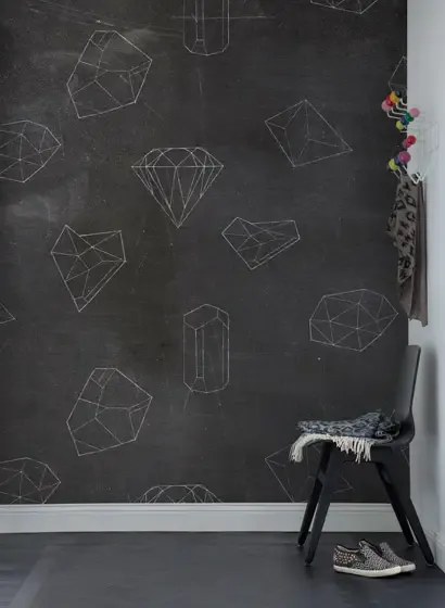 Rebel Walls Carta da parati panoramica Chalkboard