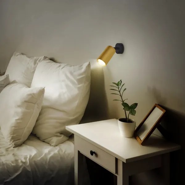 Brilagi - Faretto LED dimmerabile SELE GOLDEN 1xGU10/6,5W/230V nero/oro