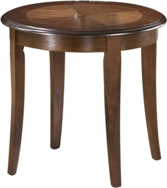Tavolino da caffè California D in noce scuro - h 55 x p 60 cm