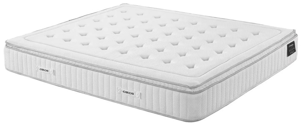 Materasso 180x200 ignifugo molle insac. 5 zone, memory foam e topper integrato sp. 28 - OROS di YSMÉE HÔTEL
