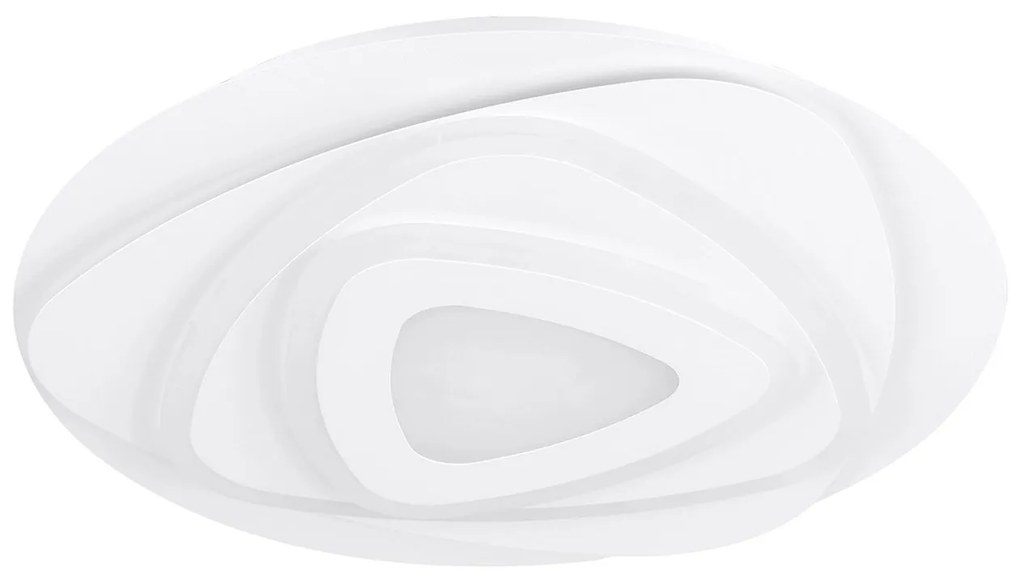 Plafoniera Contemporanea Palagiano Acciaio Bianco Luce Led Integrato 21W