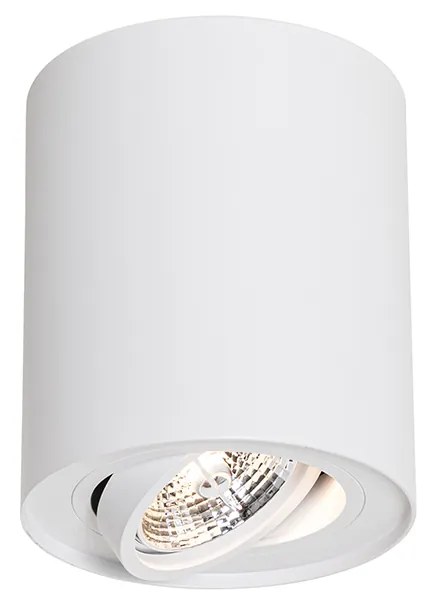 Faretto da soffitto moderno bianco orientabile e inclinabile AR70 - Rondoo Up