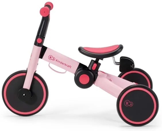 KINDERKRAFT - Bicicletta 3in1 4TRIKE rosa per bambini