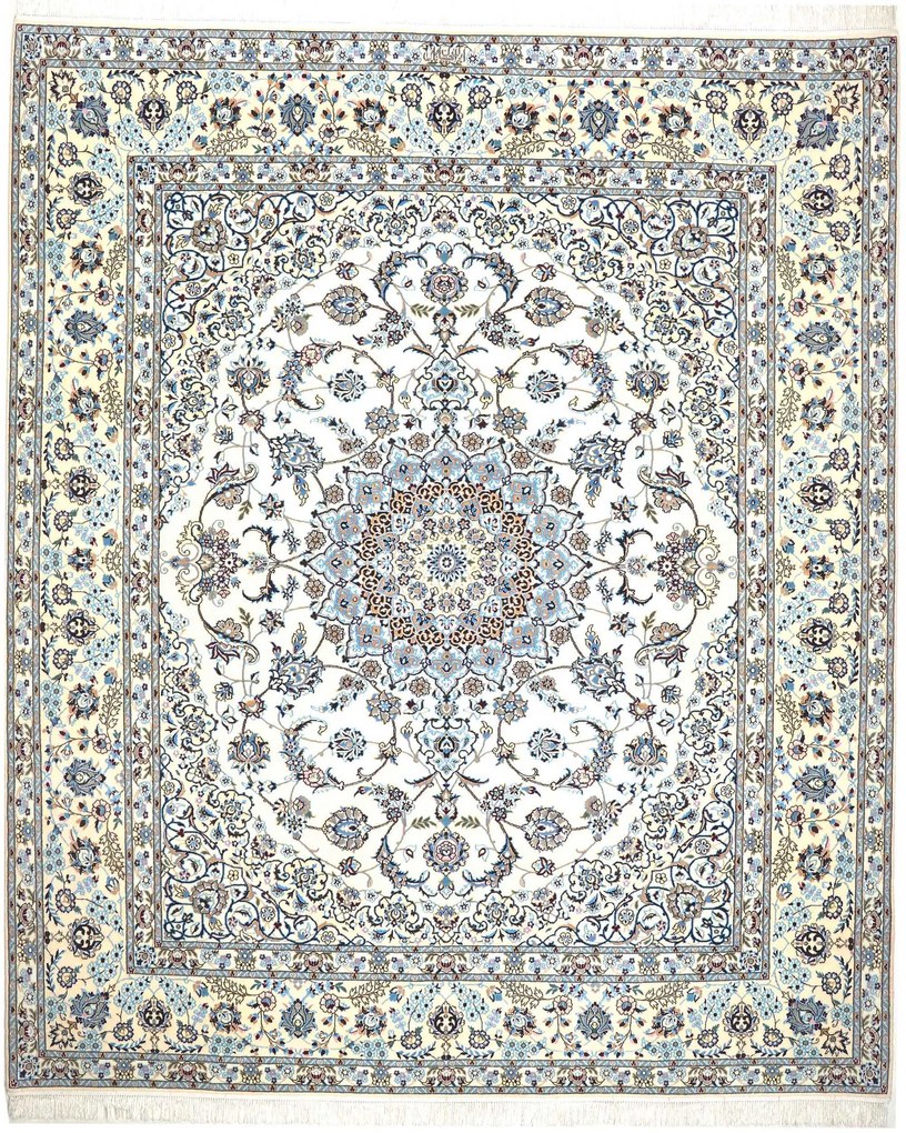 Nain Tappeto 250 x 210 Beige (Iran) Annodato A Mano
