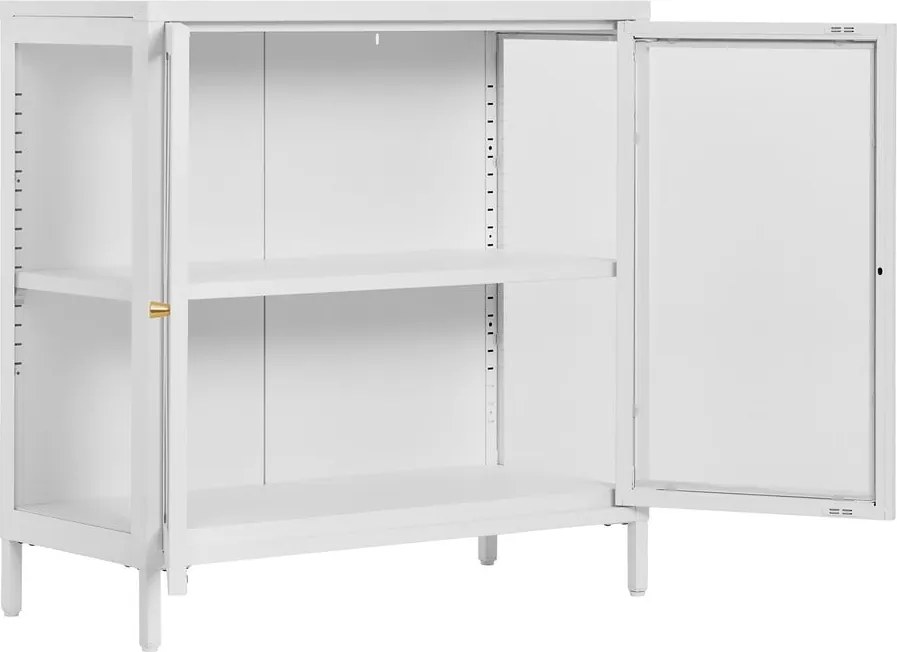 Vetrina in metallo bianco 80x80 cm Dalby - House Nordic