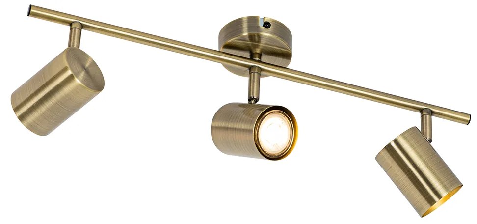 Faretto moderno bronzo orientabile 3 luci - Jeana