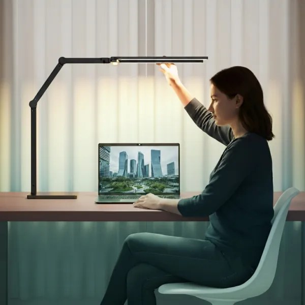 Brilagi-LED Lampada da tavolo dimmerabile a sfioramento VARIO LED/24W/230V 3000-6500K nero