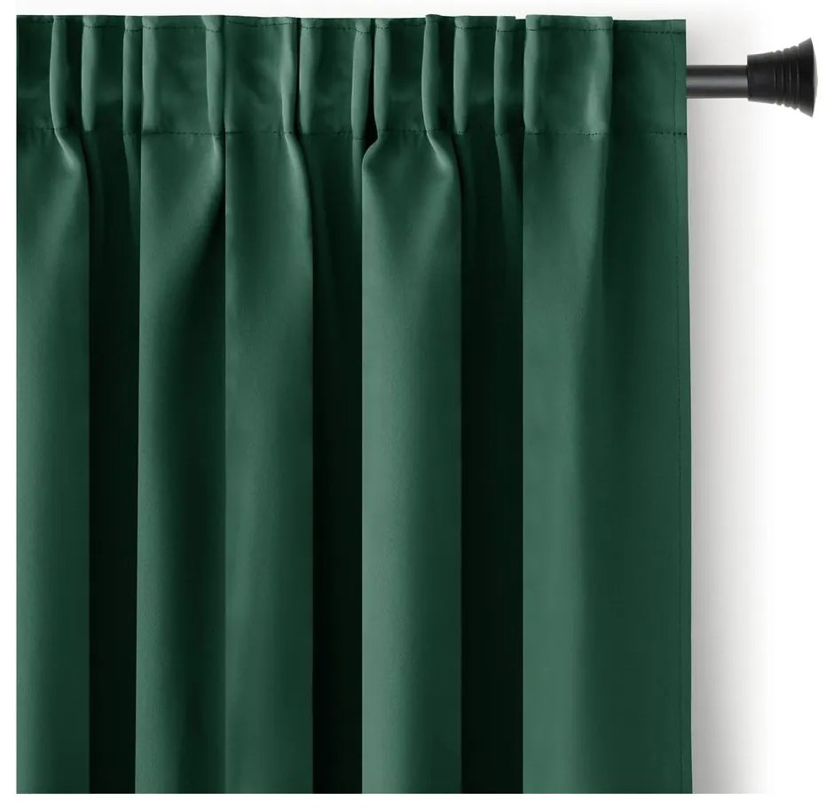 Tenda parzialmente oscurante verde scuro 140x245 cm Kierra – Restilo