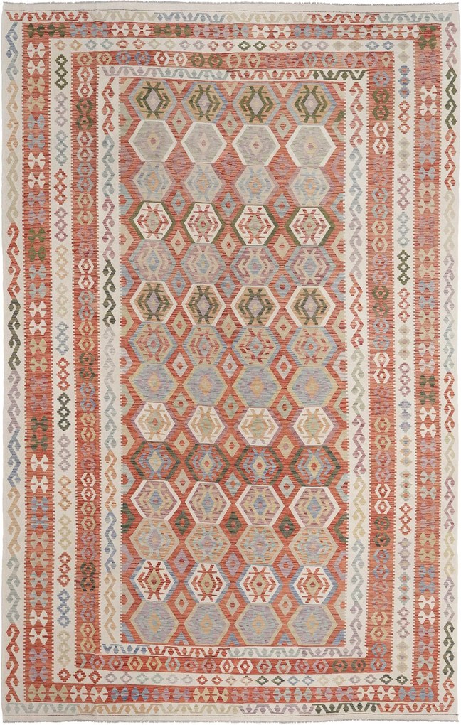 Kilim Tappeto 310 x 490 (Pakistan) Tessuto A Mano