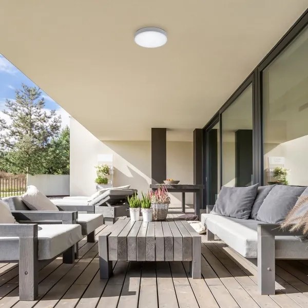 Rabalux - Plafoniera LED/24W/230V 2800-6000K IP44 bianca