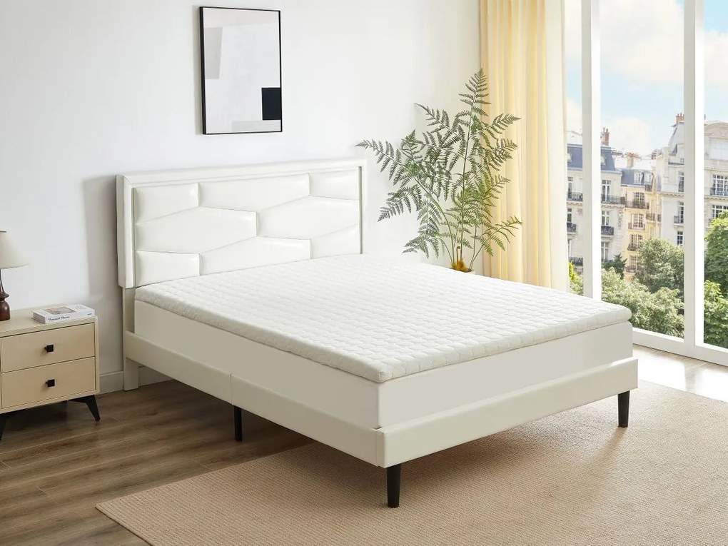 Topper in memory foam, lusso elevato, di DREAMEA - 180 x 200 cm
