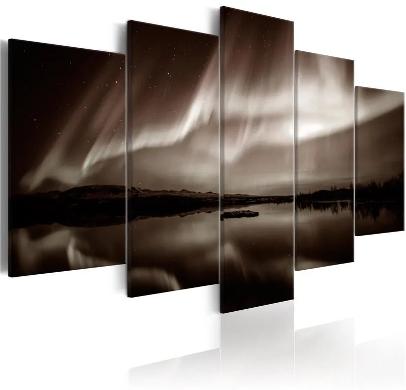 Quadro Light from the Sky II  Colore Beige, Dimensioni e Misure 100x50