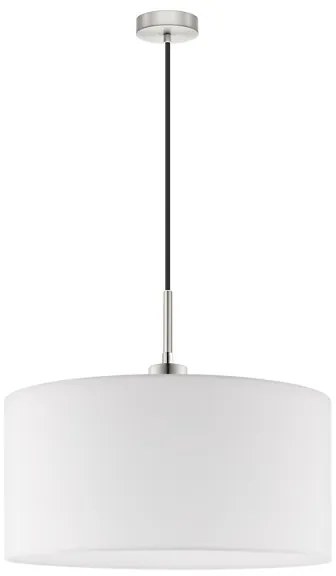 Eglo - Lampadario LED a cavo TUNJA 1xE27/60W/230V bianco