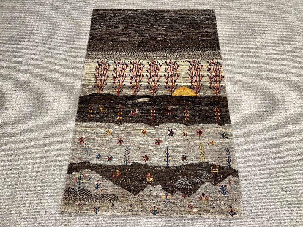 Gabbeh Tappeto 150 x 100 Beige (Iran) Annodato A Mano
