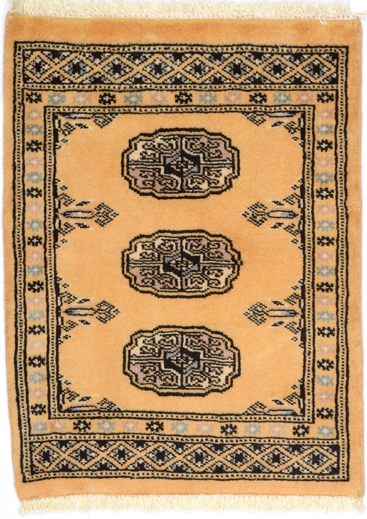 Bokhara Tappeto orientale 50x60 Beige (Pakistan) Annodato A Mano