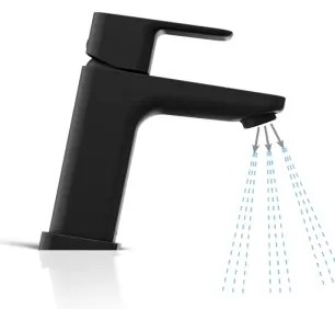 Ravak X070148 - Miscelatore per lavabo FREE 14,4 cm nero