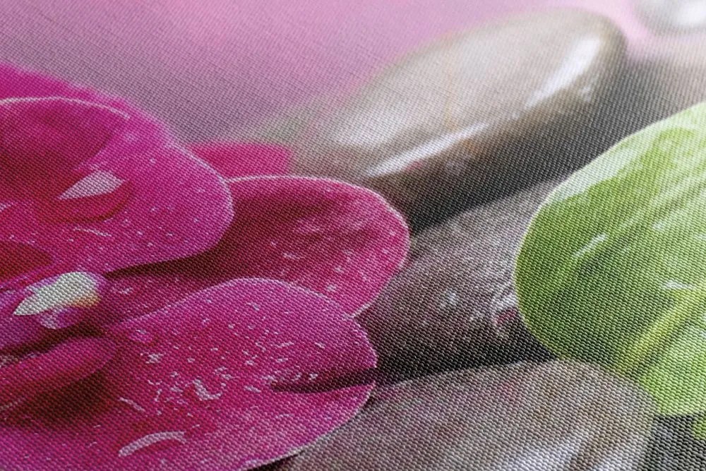 Stampa su tela – Orchidea con tocco di relax